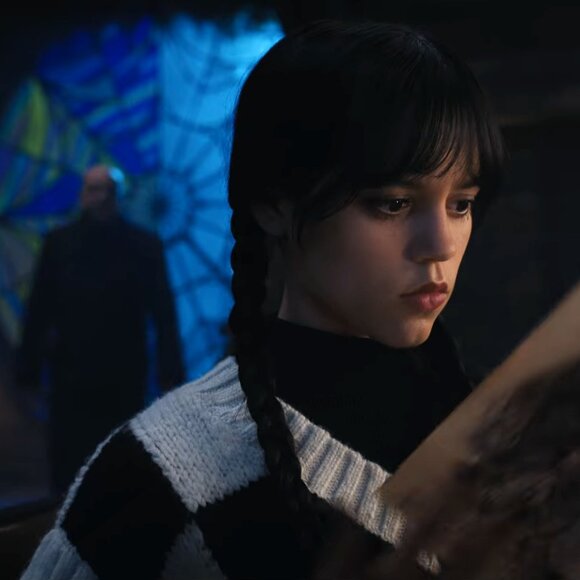 Zara Check Knit Sweater Vest ASO Wednesday Addams - Picture 14 of 14